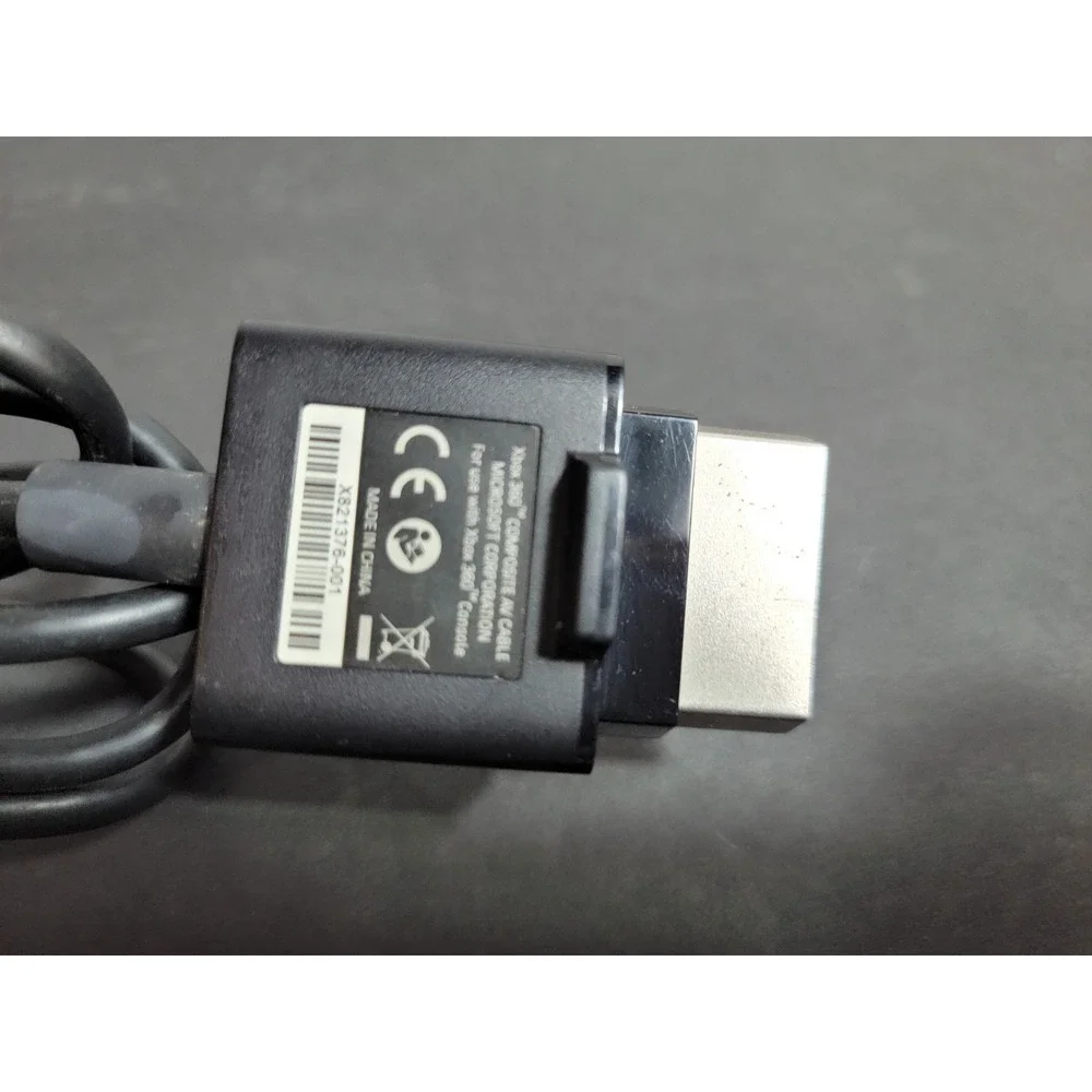 Genuine OEM Microsoft Xbox 360 S Slim Component Composite AV Cable